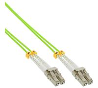 Cable dúplex de fibra óptica InLine, LC/LC, 50/125µm, OM5, 5m