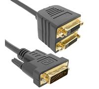 Cable duplicador pasivo de 1 DVI a 2 DVI