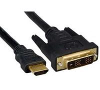 Cable dvi 18+1 macho a hdmi chapado oro 1,5 m