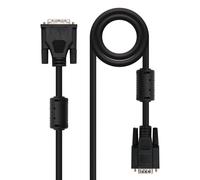 Cable DVI a VGA Nanocable 5 metros con conectores macho