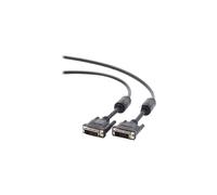 Cable DVI-D a DVI-D de 1.8m moldeado con tornillos largos - GEMBIRD - CC-DVI2-BK-6