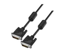 Cable DVI-D Dual Link AISENS A117-0089 24+1 Macho-Macho 1.8m Ferrita Negro