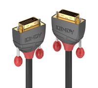 Cable DVI-D Dual Link - LINDY - Anthra Line - 10m - Oro de 24 quilates - Triple apantallado