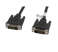 Cable DVI-D Lanberg CA-DVID-10CC-0030-BK 3m Dual Link 24+1 Macho a Macho Negro