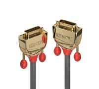Cable DVI-D - Lindy - 5 m - Doble enlace - Oro de 24 quilates - Triple apantallado