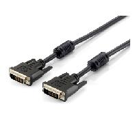 CABLE DVI EQUIP DUAL LINK MACHO - MACHO 5M CON FERRITAS 118935 118935