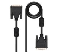 Cable DVI Single Link 18+1, conectores M-M, longitud 5.0 m, ideal para transmisión de video de alta calidad entre dispositivos.
