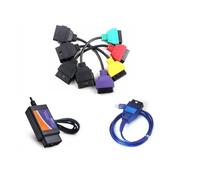 Cable ECUScan ELM OBD KKL para diagnósticos de motor ABS OBD2 para coches italianos +CAN327 4 adaptadores Kit de interfaz completa …