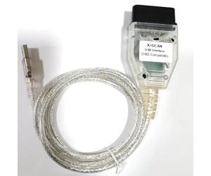 Cable Ediabas Inpa, interfaz K+DCAN, con interruptor OBD2, interfaz para diagnóstico BMW, HR-Tool®