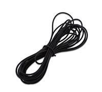 Cable elástico de 5/10 mm,Resistente al Desgaste, para Campaña Bolsos Equipaje Equipos Deportivos Equipaje de Motocicleta Lona de Vamión, de Hilo de Látex, Fibra de Polipropileno(Negro 5mm*10m)