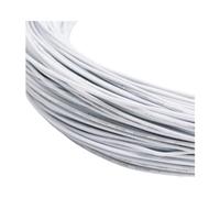 Cable eléctrico 1/2/5M FF46-1 Multi-pronged Wire Copper 0.12 .2 .3 .35 .5 .75 1 High TEMP 200 Electrician Car(WHITE; 2 meters; 0.5mm2)