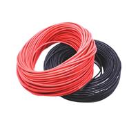 Cable eléctrico 10 meters silicone cable 7 8 9 11 12 13 14 15 16 17 18 20 22AWG(Yellow-white; 10m; 15 AWG 1.5 mm)