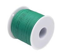 Cable eléctrico 10colors Soft and Flexible Silicone Wire Spools 12 13 14 15 16 17 18 20 22 24 26 28 30awg(Green; 14 AWG 10m)