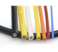 Cable eléctrico, Cable de silicona ultra suave y resistente al calor 5 metros, 30 AWG a 20, cable cobre flexible for alta temperatura, for electrónica suelos(Blue,22AWG)