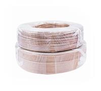 Cable eléctrico de 1 a 60 m, 2 hebras, 30 AWG a 16 AWG, cable de PVC transparente con certificación UL2468, cable de extensión para altavoz, audio, auriculares, tira de luces LED (18 m, 30 AWG)