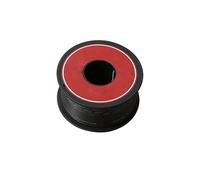 Cable eléctrico de 50m/Rollo UL3132 26AWG Aislador de Silicona Suave de Alambre de conexión de conexión varada de Cobre con Estampado de Cobre for Bricolaje(Black)