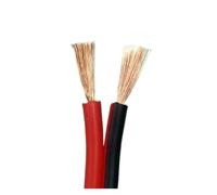 Cable eléctrico de Cobre Desnudo Aislado con PVC, 2 uds., 1/5M, UL2468, Rojo y Negro, 22, 20, 18, 16, 14, 12AWG(Red Black 1m,18AWG 0.75mm2)