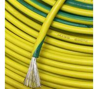 Cable eléctrico de silicona, Cable de tierra electrostático de silicona UL3135, multicolor, 10 metros, calibre 14 AWG