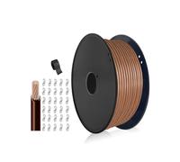Cable Eléctrico Flexible Marrón H05V-K 0,5 mm² de Cobre - 100 m para Proyectos Eléctricos en Hogares y Fábricas