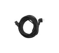 Cable eléctrico GEMBIRD PC-186-VDE-10M - Negro - 10 m - Moldeado, Brida para cables, Paquete en bolsa de polietileno
