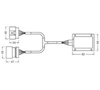 Cable eléctrico LEDSC02-1-2HFB OSRAM