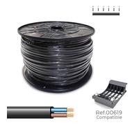 Cable eléctrico manguera sediles negro 300 m bobina - marca: sediles