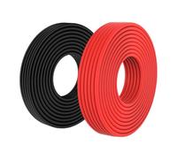 Cable eléctrico Super Soft Silicone Red Black 12 14 16 18 20 22 24 30 AWG(Black and Red; 10m; 12 AWG)