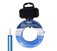 Cable Eléctrico Unifilar EDM 28578 Azul 15 m h07z1-k - Marca: EDM Product - EAN: 8425998285789