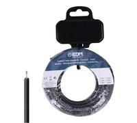 Cable Eléctrico Unifilar EDM 28579 Negro 15 m h07z1-k - Marca: EDM Product - EAN: 8425998285796