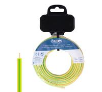 Cable eléctrico unifilar edm 28585 bicolor 20 m h07z1-k - marca: edm