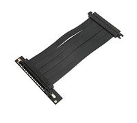 Cable Elevador de Extensión Flexible PCI Express 4.0 16x, Cable Elevador PCIE de Alta Velocidad de 128 Gbps Ranuras Blindadas emi de ángulo Recto de 90 °, Compatible con RTX3090