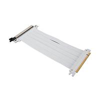 Cable Elevador Extensor PCIE 4.0 X16, Adaptador Elevador GUP Flexible de Alta Velocidad, Propiedad de Alto Blindaje Cable de Extensión PCIE 4.0 de 180 Grados para Tarjeta Gráfica (Blanco)