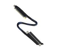 Cable elevador gráfico PCIe5.0 de alta velocidad de 64GBS con diseño giratorio de 180 grados con conector de placa plateada para elevadores de GPU para mejorar la refrigeración para las compilaciones