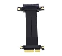 Cable Elevador PCI E 3,0 X4 de Alta Velocidad de 10CM con Conector Chapado en Oro para Gráficos Eficientes y Soporte para Tarjetas de Sonido