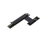 Cable Elevador PCIe 4.0 M.2 NVME A X16 con de 90, Extensor de Tarjeta Gráfica para Extensión de SSD M.2 NVMe Key-M Gen4x4 M43UH