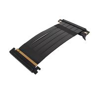 Cable Elevador PCIE 4.0 X16 GPU de Alta Velocidad para Tarjetas Gr¨¢ficas de Gama Alta Flexible Doble Cara 180 Grados Negro
