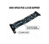 Cable Elevador PCIe 4.0 X16 para GPU, 35 cm, 90, Cable de Extensión para Tarjeta Gráfica, Cable Extensor de Tarjeta de Video de Alta Velocidad B