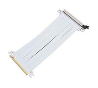 Cable Elevador PCIE 4.0 X16, Tarjeta Gráfica PCIE 4.0 X16 de Alta Velocidad de 128 Gbps Cable de Tarjeta de Extensión Flexible para Montaje Vertical GPU, Compatible con (Los 40cm)