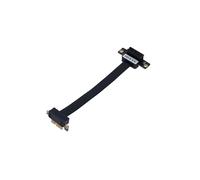 Cable Elevador PCIE X1 de 90 Grados en Ángulo Recto, Cable de Extensión PCIe 3.0 X1 A X1, Extensor de Cinta para Tarjeta Elevadora PCI Express 1x