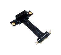 Cable Elevador PCIE X1 Dual 90 Grados en áNgulo Recto PCIe 3.0 X1 una X1 Cable de ExtensióN 8Gbps PCI 1X Tarjeta Elevadora Extensor de Cinta