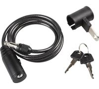 Cable en espiral antirrobo para bicicletas, 0,6 x 100 cm, accesorio para debajo del sillín