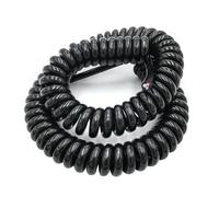 Cable en espiral, La primavera de 1,2 metros extiende la base del cable eléctrico al telar extensible conector 12 bases(8 core,20 AWG 0.5mm)