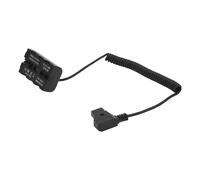 Cable en espiral para batería ficticia Tap To NP F550, cable de alimentación para monitor Sony NP F550F970Atomos Ninja Shinobi con luz LED,