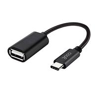 Cable Entrada USB OTG Tipo-C Universal Cool (Negro)
