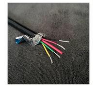 Cable especial ultrasónico de par trenzado de 2 núcleos/4 núcleos for caudalímetro ultrasónico/medidor de agua,Resistente a la intemperie y duradero(4-Core,10m)