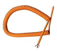 Cable espiral, Cable de alimentación resorte 3 núcleos 17 AWG, cable telescópico LED, cobre libre oxígeno resistente al aceite, extensión en espiral for equipos eléctricos(Stretch 1 Meter)