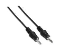 CABLE AUDIO AISENS ESTEREO JACK 3.5 M-JACK 3.5 M NEGRO 1.5M