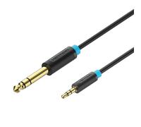 Vention Cable Cable de audio estéreo Jack 6.5 / Jack 6.5 3 m Negro