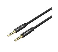 Cable Estéreo Vention BAGBF/ Jack 3.5 Macho - Jack 3.5 Macho/ 1m/ Negro