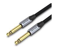 Cable Estéreo Vention BASHG/ Jack 6.5 Macho - Jack 6.5 Macho/ 1.5m/ Gris